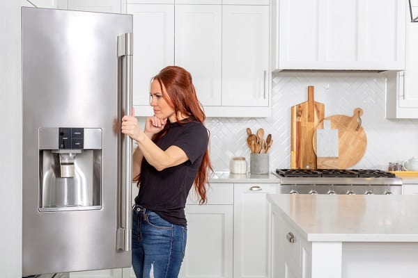 refrigerator door won't stay closed