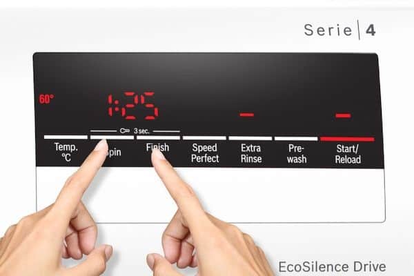 what causes a Bosch washing machine not to spin